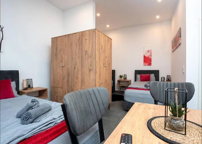 Livemore24 - Space In Recklinghausen Hoch Smart-Tv - 24-7 Check-In Und Kueche Recklinghausen