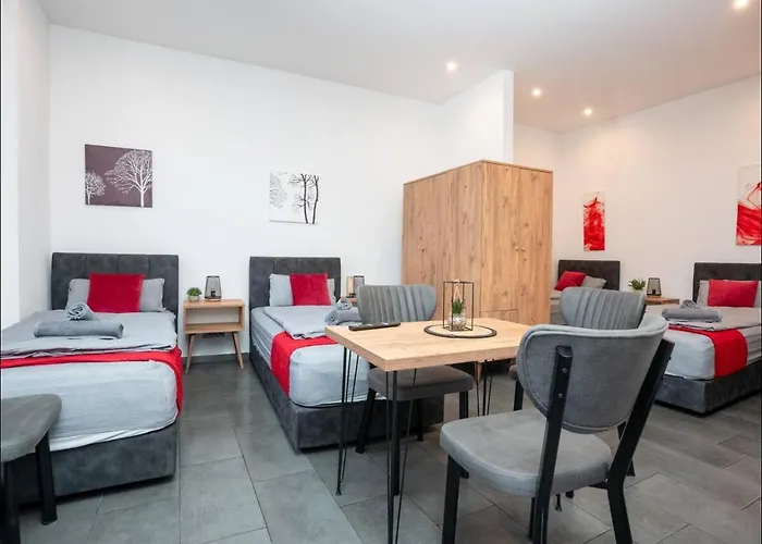 Appartement Livemore24 - Space In Recklinghausen Hoch Smart-Tv - 24-7 Check-In Und Kueche *